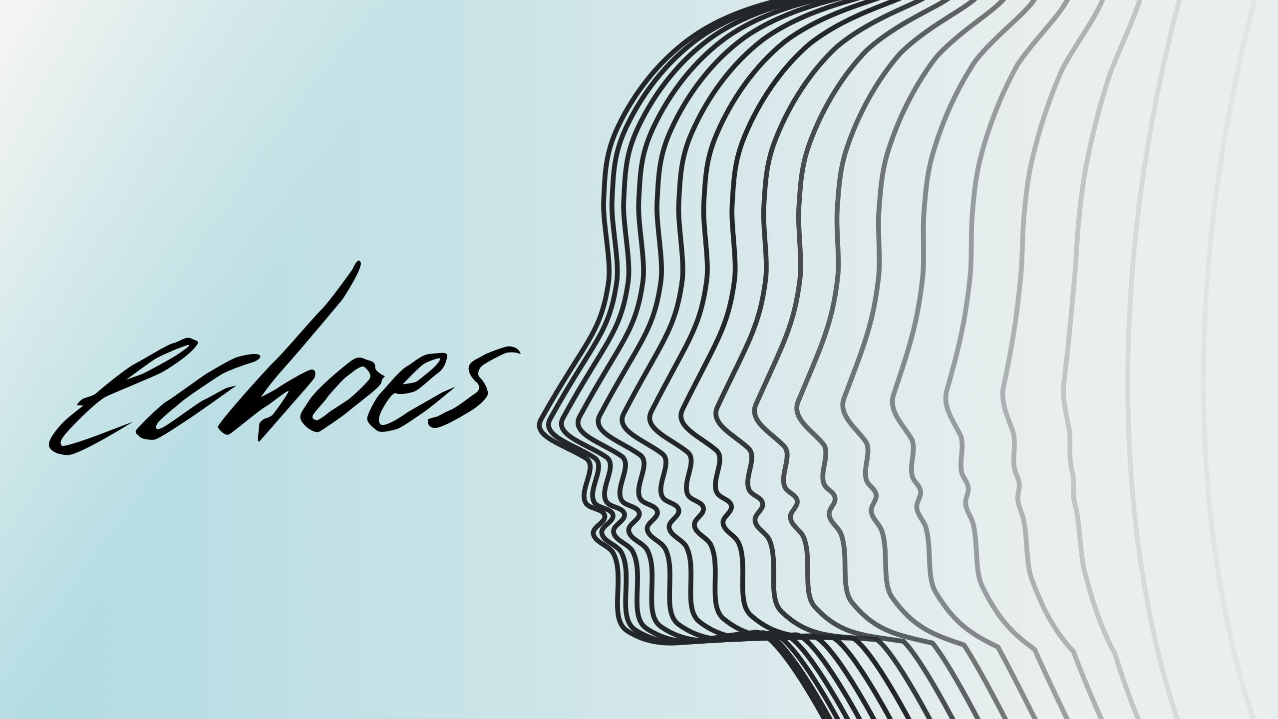 banner logo for the echoes project
